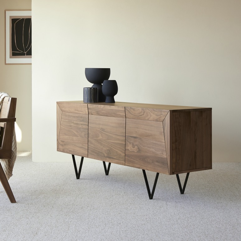 Metric - Solid Walnut Sideboard